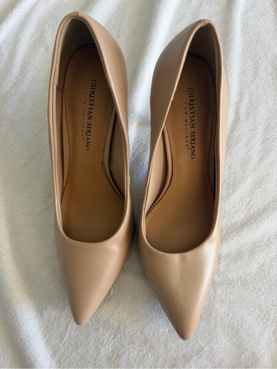 Payless Shoes - Christian Siriano Nude Pointed-Toe Pumps for Women 9 1/2 RUNS SMALL FITS 9